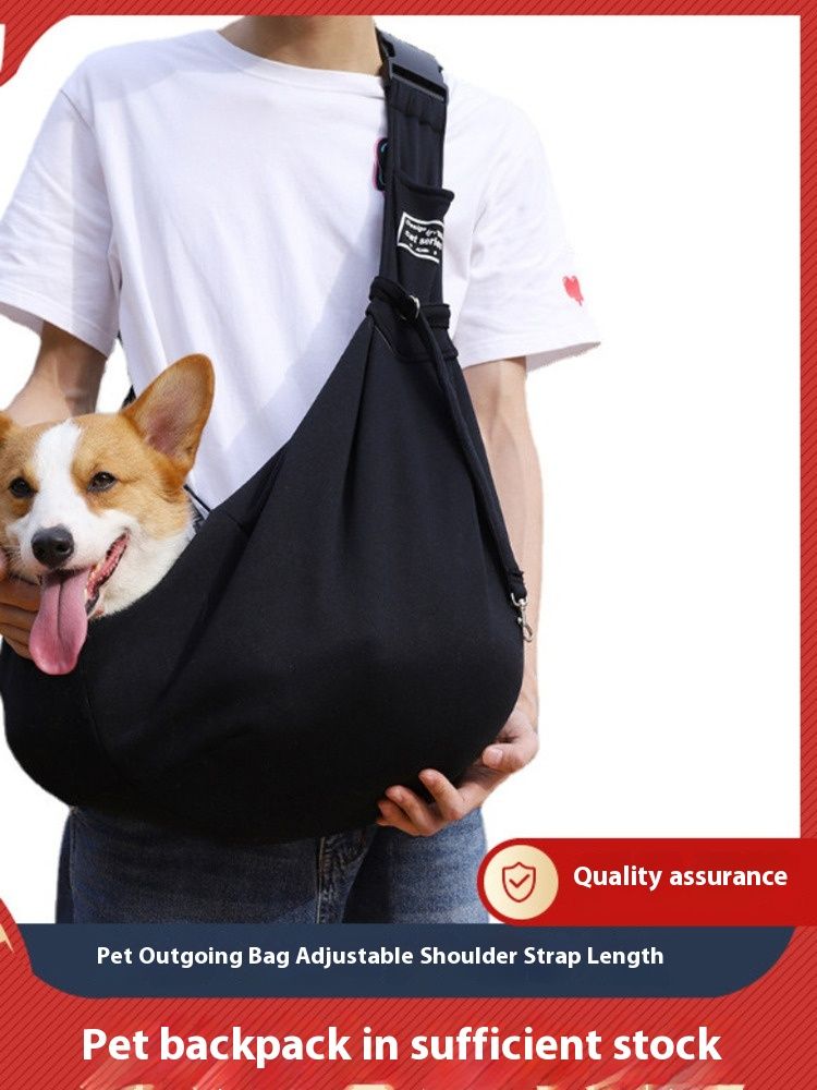 New Foldable Backpack, One Shoulder Crossover, Portable, Large Capacity Pet Cat Bag for Going Out_voghion.com