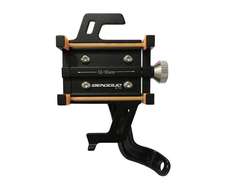 Bicycle aluminum alloy electric motorcycle shockproof fixed navigation bracket, phone holder, riding accessories_voghion.com