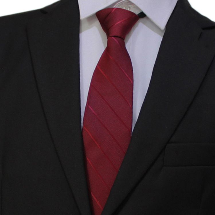 Cerniera sottile a righe da uomo per sposo, matrimonio, blu e nero, comoda, senza lacci, facile da tirare, abbigliamento formale da lavoro_voghion.com