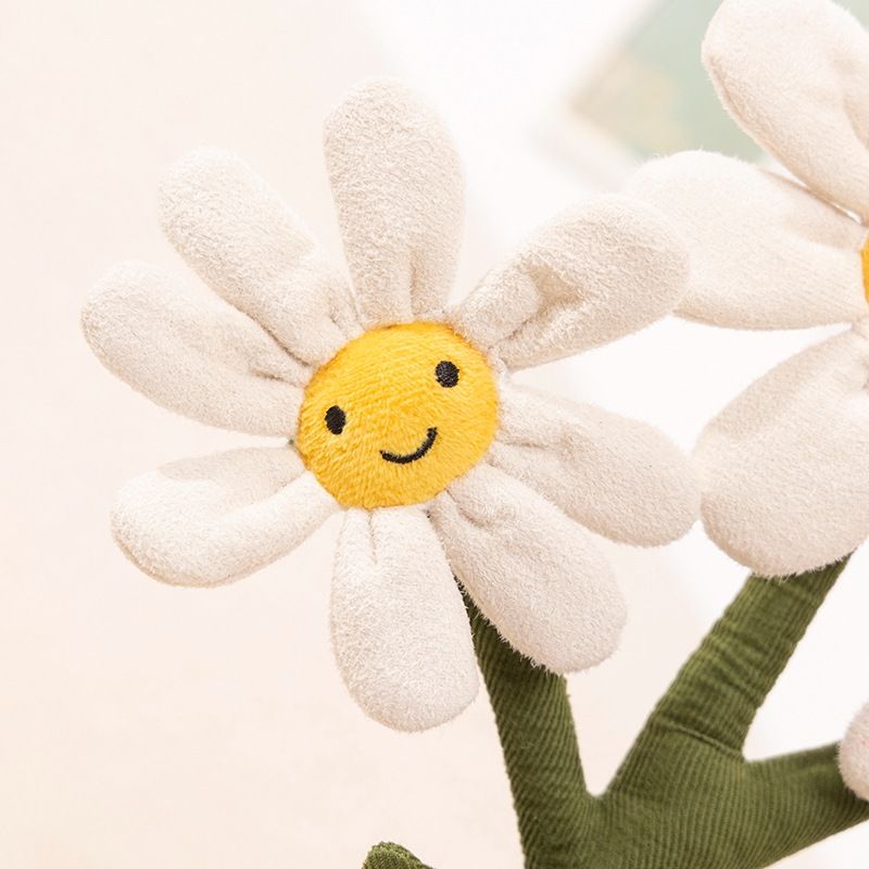 Gefüllte Plüschtiere Puppe Tulpe Narzisse Topf Daisy Bouquet Dekoration Schlafzimmer Mädchen Geschenk Charge_voghion.com