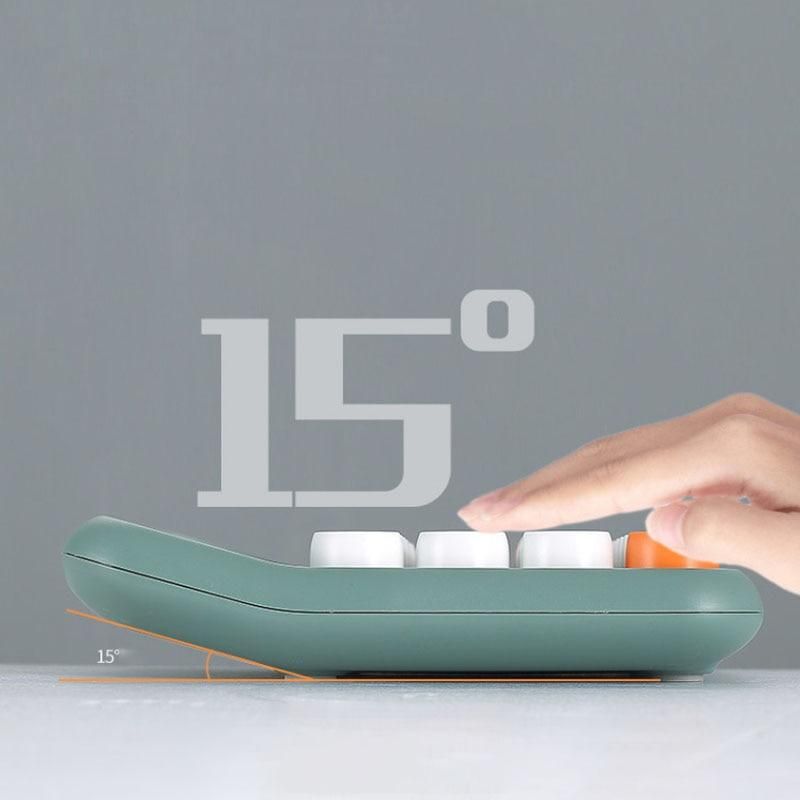 1 Pcs Small Square Calculator Personalized Large LCD Solar Office Calculator_voghion.com