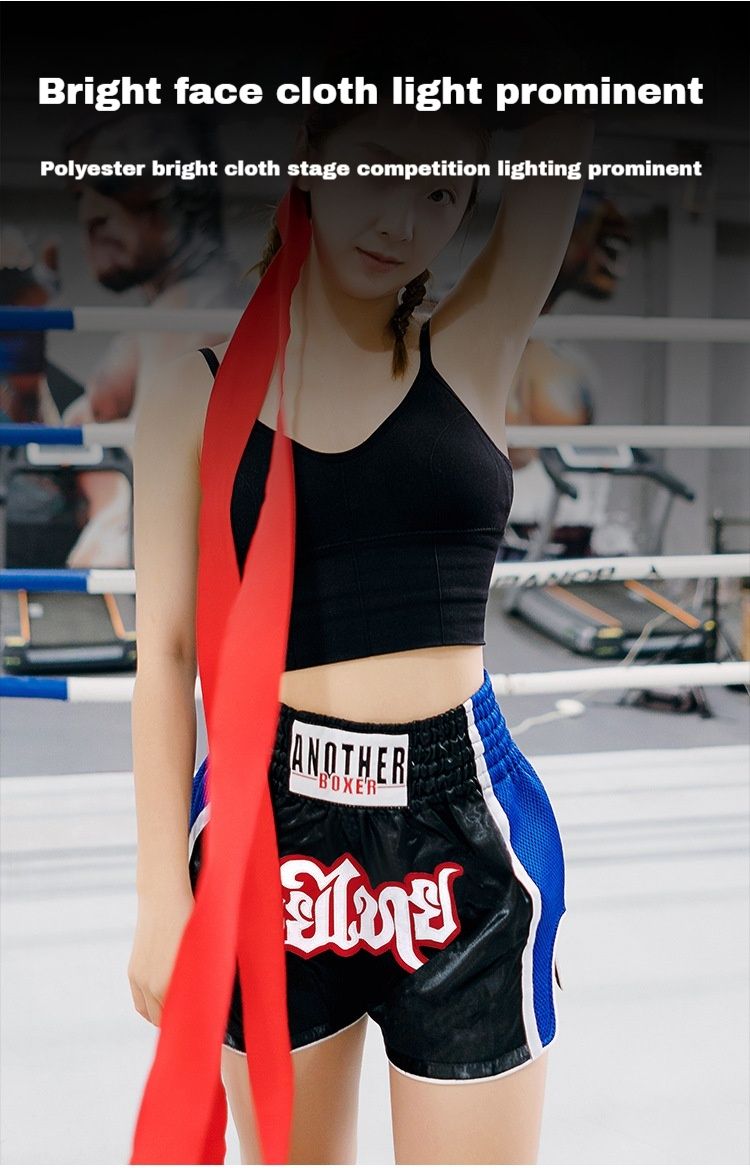 Τα σορτς Muay Thai σε στυλ mesh είναι στιβαρά, ανθεκτικά, απλά και όμορφα. Σορτς προπόνησης πυγμαχίας για παιδιά και ενήλικες._voghion.com