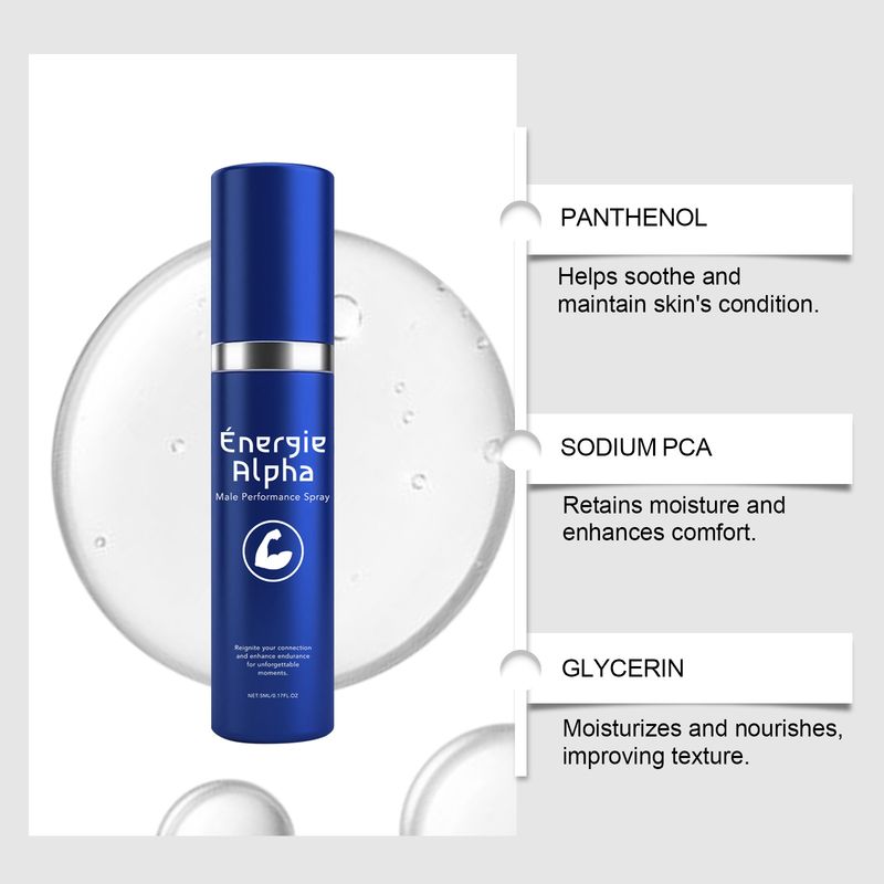 Spray Formule Douce Soin Nourrissant Quotidien Confortable Amélioration de la Vitalité des Hommes Pack Portable_voghion.com