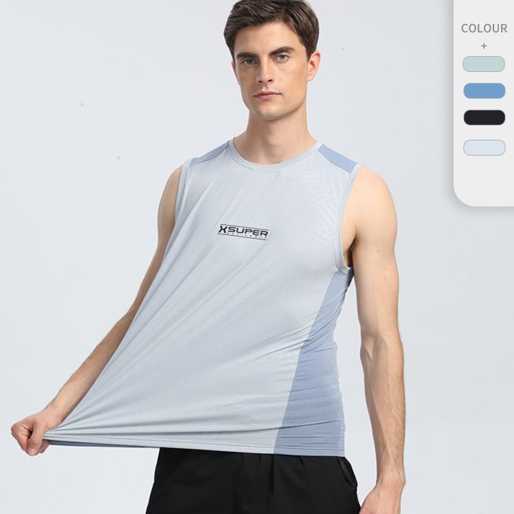 Canotta fitness da uomo American Basketball, maglietta senza maniche ad asciugatura rapida con fiori scuri, allenamento_voghion.com