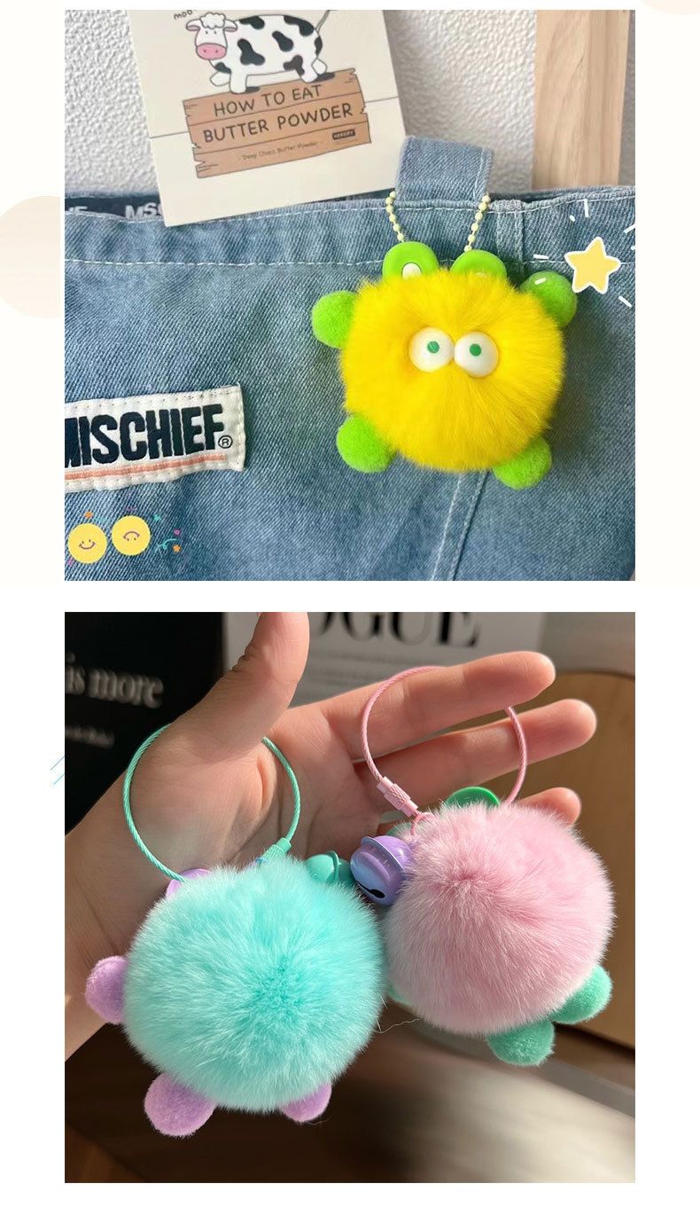 Lindo colgante de bolso de elfo de peluche, feo y adorable colgante de muñeco de nieve, colgante para teléfono móvil, color opcional_voghion.com