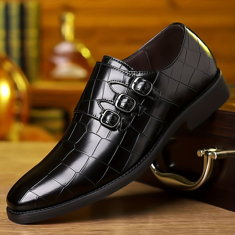 Zapatos casuales de negocios nuevos de otoño e invierno para hombres, zapatos de cuero, zapatos de negocios de tendencia de moda de primavera y verano_voghion.com