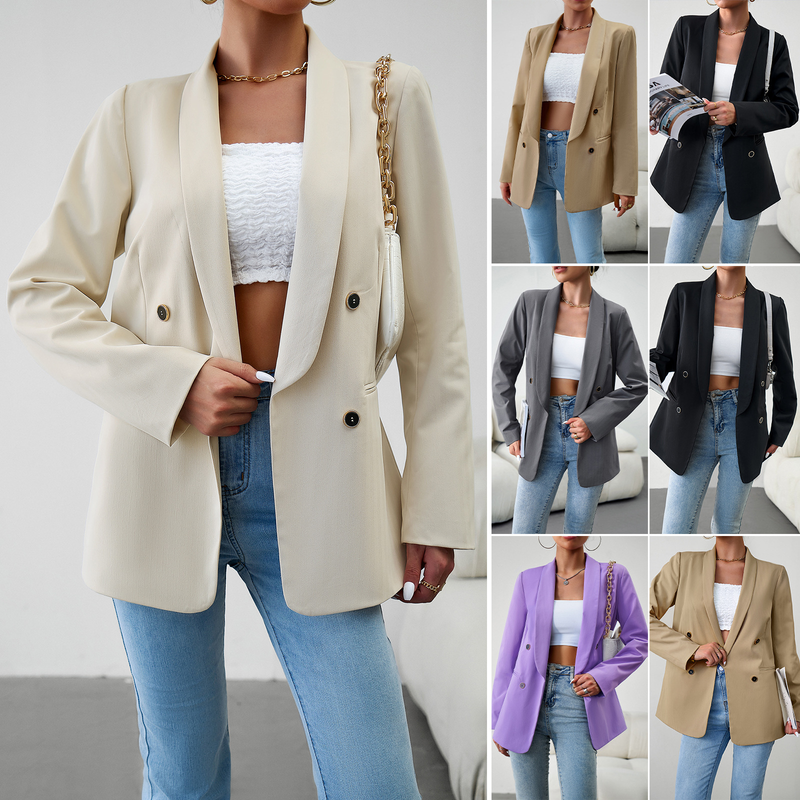 Blazer elegante da pendolare autunno inverno 2023 di Diyun Design da donna_voghion.com