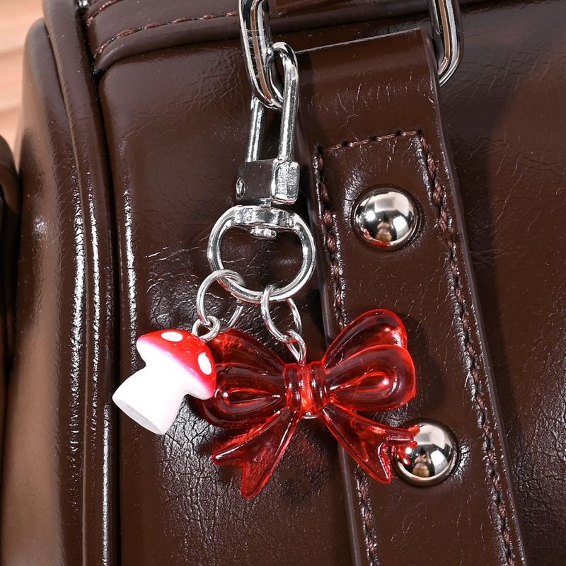 Schmetterling Knoten Pilz Schlüsselanhänger süße Tasche Zubehör Kopfhörer Fall CCD Kamera Telefon Anhänger_voghion.com