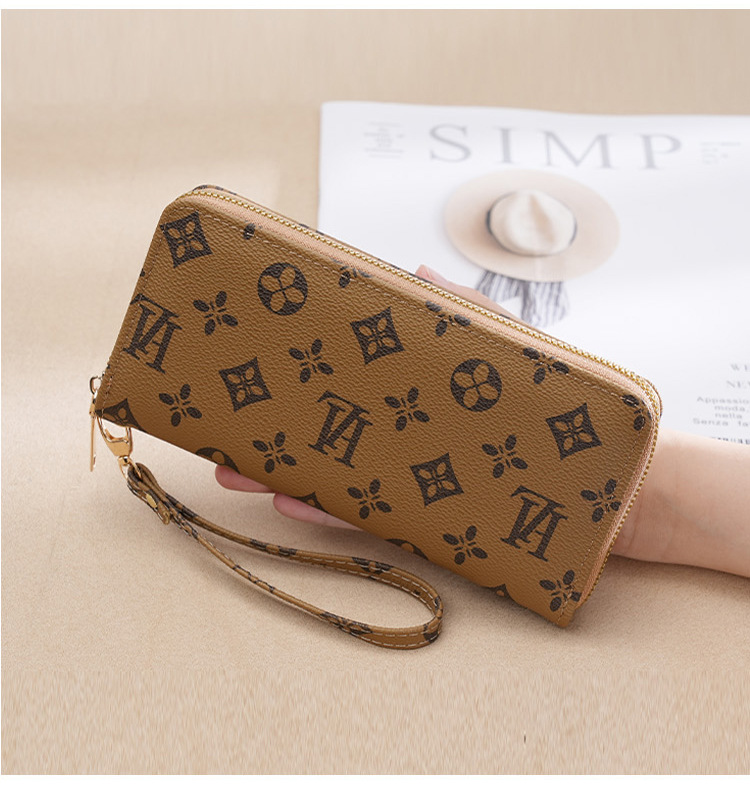Lompakkokukkaro Naisten Naisten Pitkä Clutch Laukku Monitoiminen Suuri kapasiteetti Presbyopia Matkapuhelinlaukku Kolikko Lompakko Lompakko Lompakko Lompakko_voghion.com