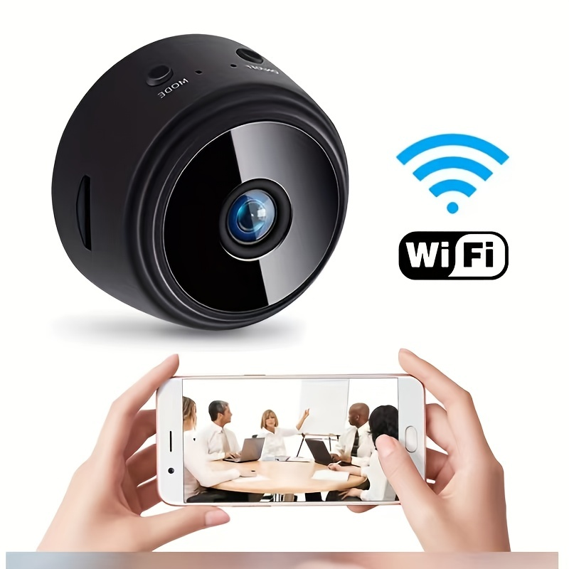 Mini videocamera Wifi, videocamera Smart HD Wifi, app remota per telefono cellulare, guarda sempre e ovunque, videocamera wireless, può essere guardata da remoto_voghion.com