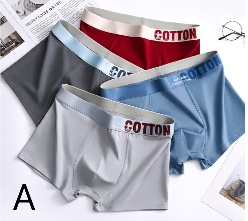 4 bucăți boxer pentru bărbați de înaltă calitate de vară L-5XL_voghion.com