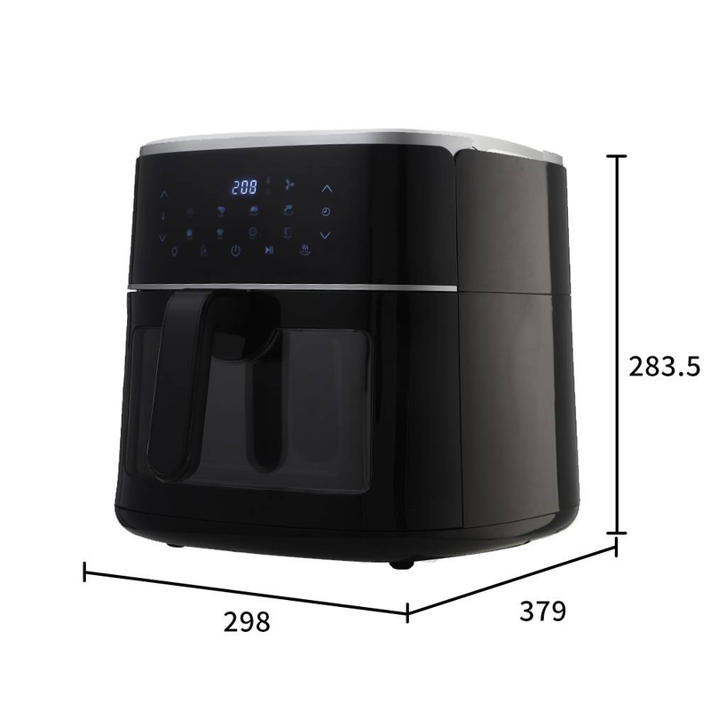 Upany 10-in-1-Heißluftfritteuse, 6,5 l, 360°-Hochgeschwindigkeits-Luftzirkulation, ölfrei und gesünder, großer Touchscreen, einfach und leicht zu bedienen_voghion.com