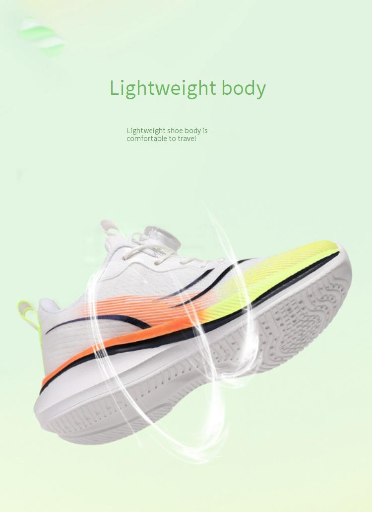 Children's Shoes Spring And Autumn Children's Sports Shoes Rotating Buckle Running Shoes Lightweight Breathable Mesh Student Fashion Men_voghion.com