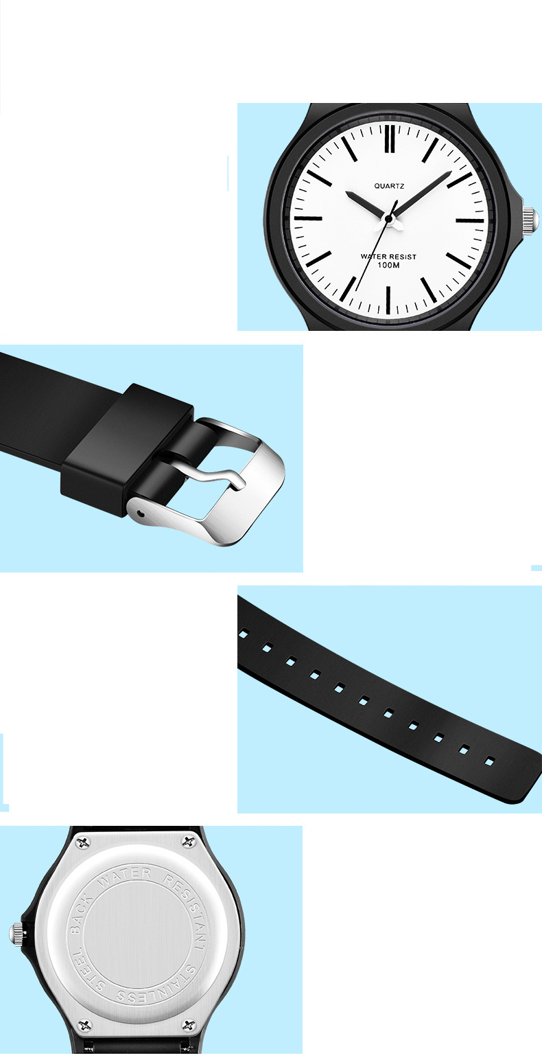 Men's Watches Fashion Trend, Leisure And Simplicity, Universal Temperament And Waterproof Quartz Watch For Students._voghion.com