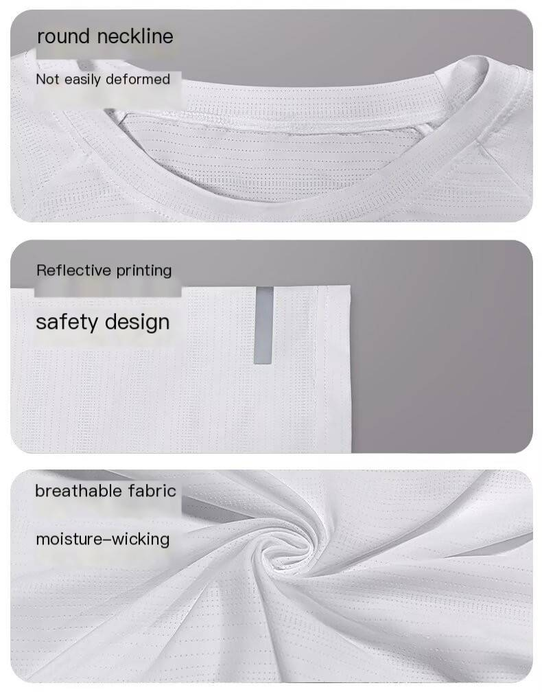 2025 Marathon Running Men's Summer Ice Silk Short-Sleeve Track And Field Training Shirt_voghion.com