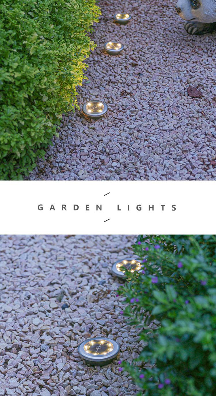 Solar-Gartenleuchten für den Außenbereich, wasserdicht, LED-Landschaftsbeleuchtung für Wege, Höfe und Terrassendekoration – Warmweiß/Kaltweiß (1/4/8 LEDs zur Auswahl)_voghion.com