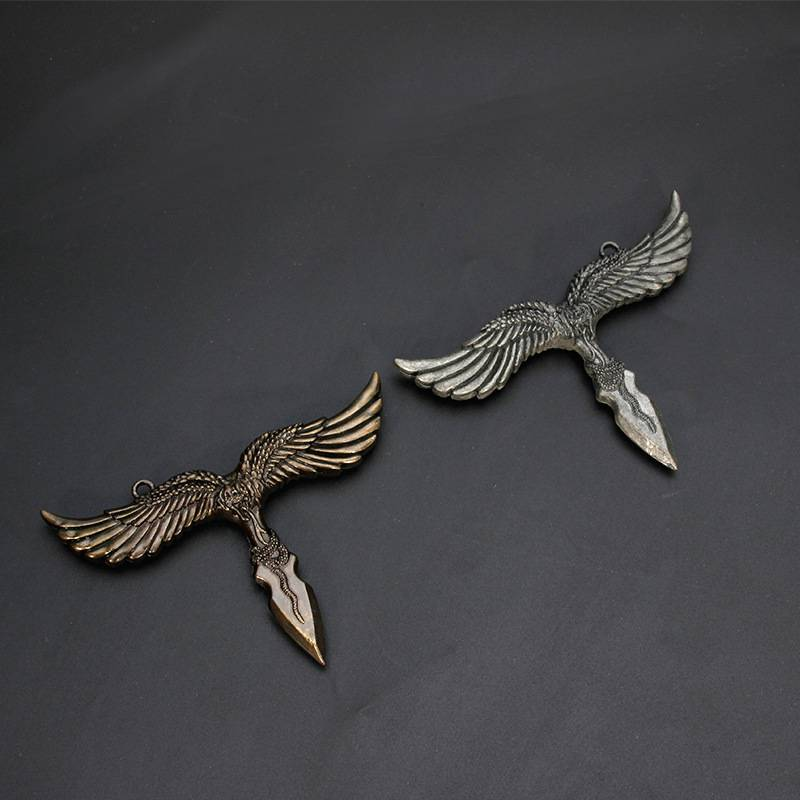 Poings américains en alliage de zinc avec ailes, 7 x 10,4 x 1,2 cm, adaptés à l'autodéfense et au combat professionnel_voghion.com