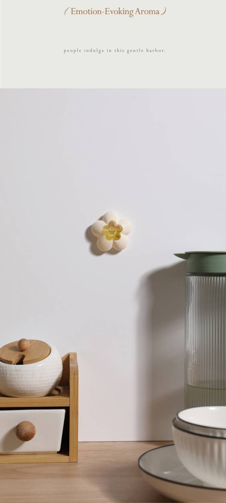 Lufterfrischer für Auto und Bad, Blumenduft (Osmanthus/Gardenie/Weißer Pfirsich), Lüftungsclip-Design, lang anhaltender Duft, Geruchsneutralisierer_voghion.com