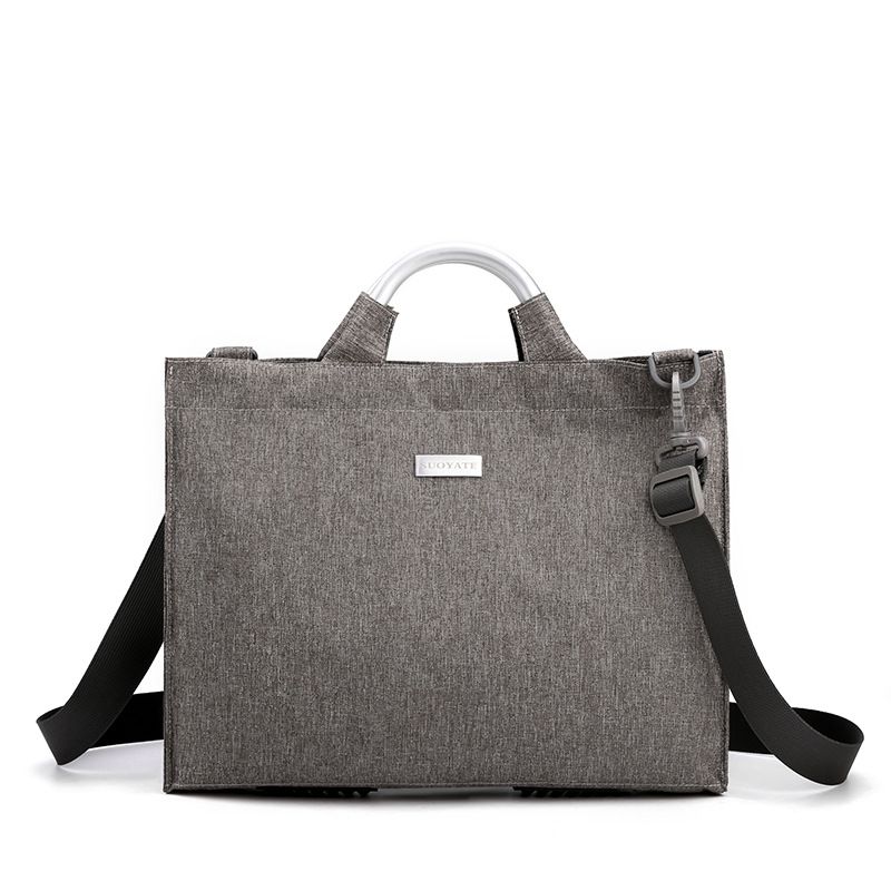 Vertikale Handtasche für Herren, Business Casual, Oxford-Stoff, Aktentasche, Nylon-Canvas, einzelne Schulter, Umhängetasche für Herren_voghion.com