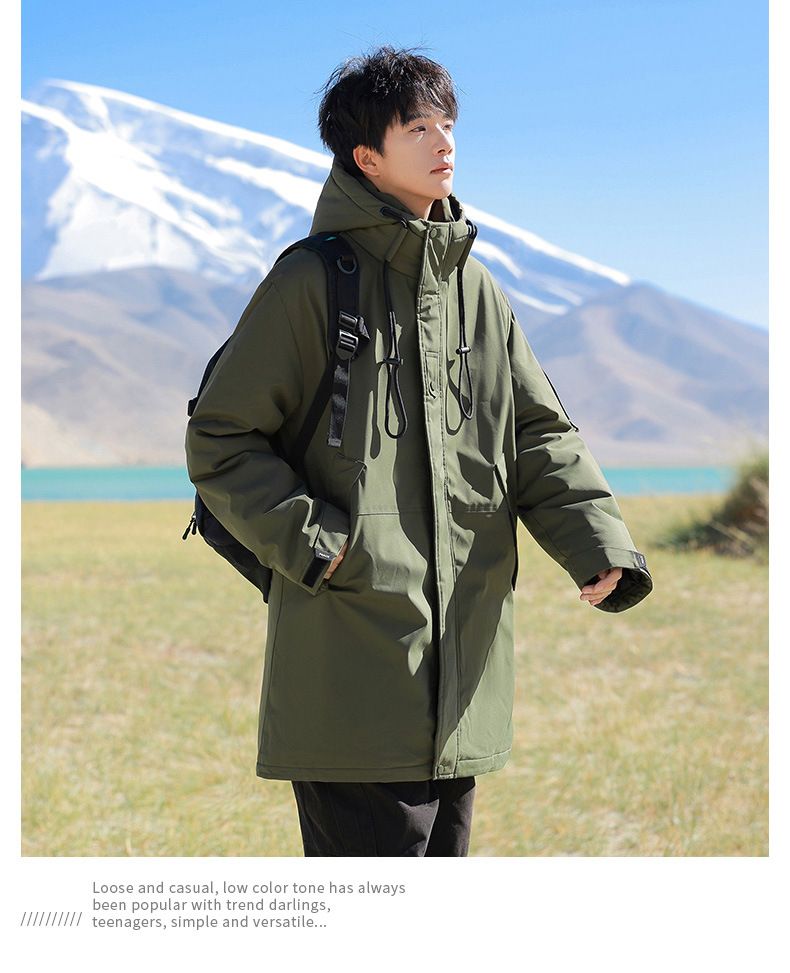 Herren-Winterparka – Robuster Kapuzenmantel | Wasserabweisendes Außenmaterial | Outdoor-taugliche Passform | Abenteuer-Styling (S-3XL) in Schwarz/Khaki/Armeegrün_voghion.com
