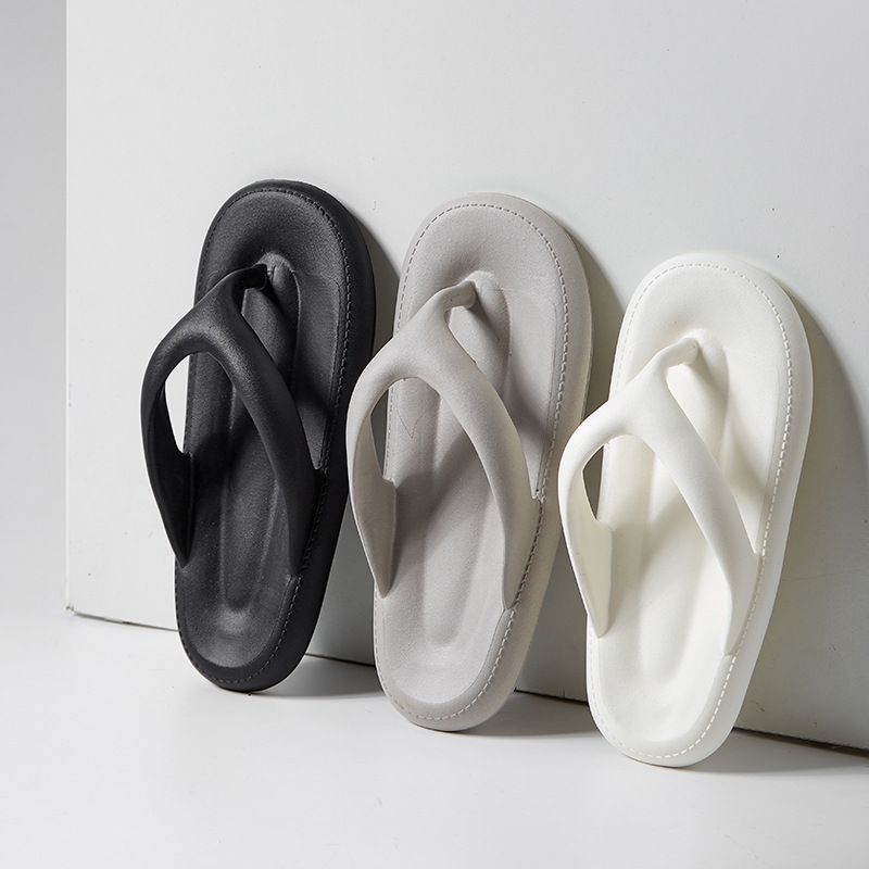 2023 Flip-Flops Summer Thick Sole New High-End Men's Slippers Couple Trendy Sandals_voghion.com