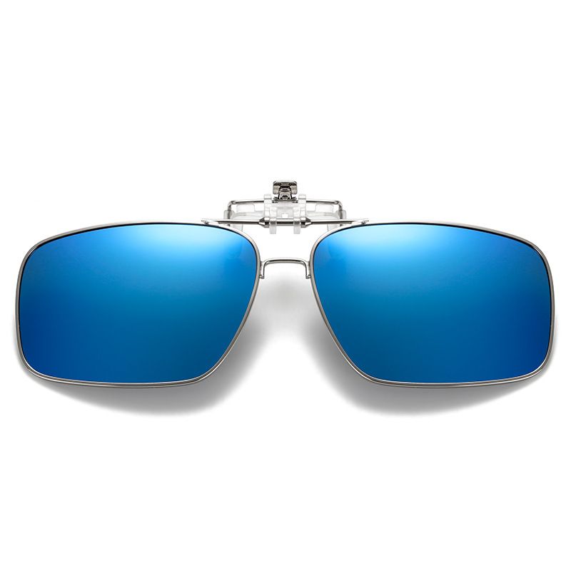 2019 New Men And Women Polarized Colorful With Frame Sunglasses Square Glasses Flip-up Clip-on_voghion.com