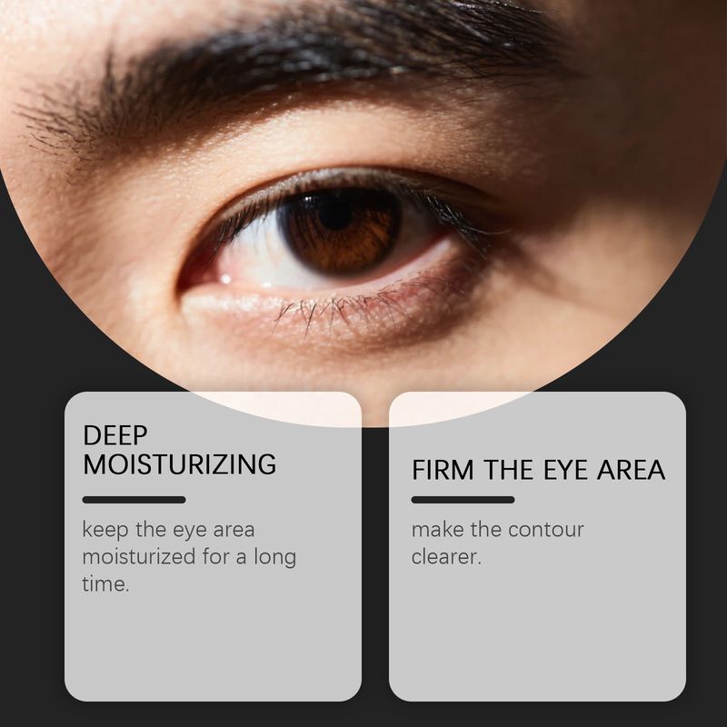 East Moon Men's Daily Hydrating Moisturizing Skin Gentle Care Eye Cream_voghion.com