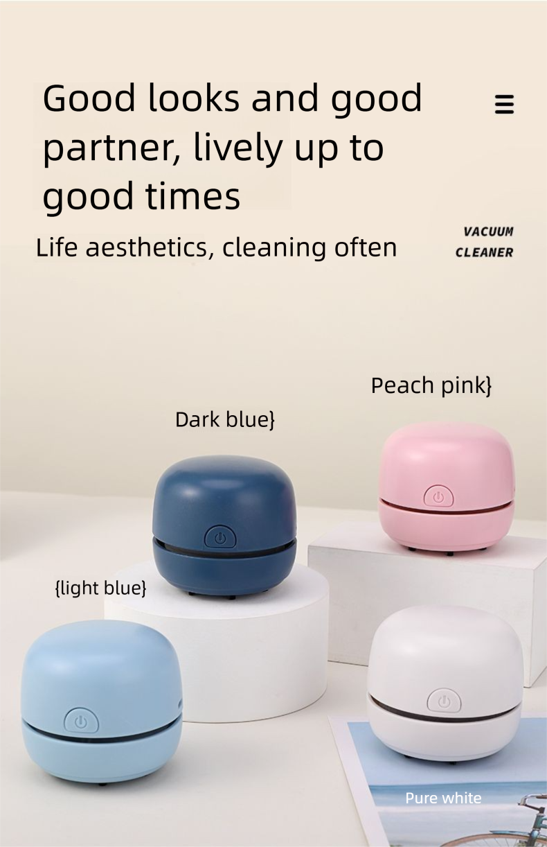 Electric Vacuum Dust Keyboard Cleaning, Mini Portable Desktop Cleaner For Students And Children_voghion.com
