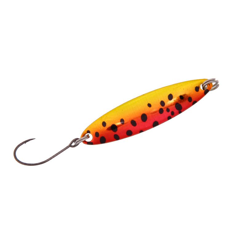 Makou Sequin Fish Bait Luya Bait Sequin Pure Copper Color Willow Leaf Sequin 4 Cm 3.5 G Cocked Mouth Bait_voghion.com
