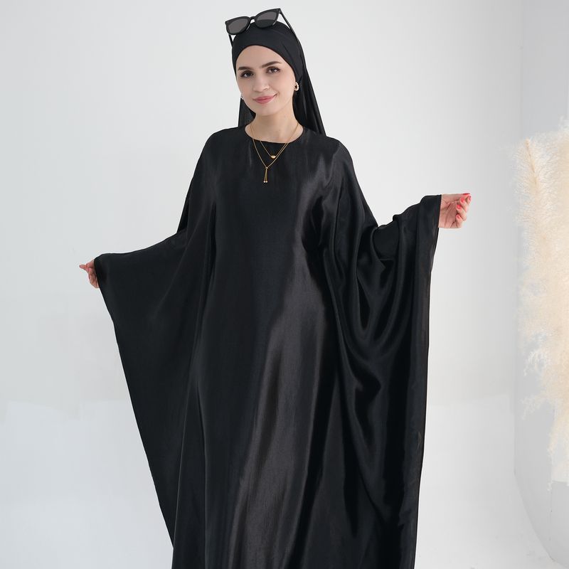 Dámské oblečení blízkovýchodní lesklé šaty abaya_voghion.com