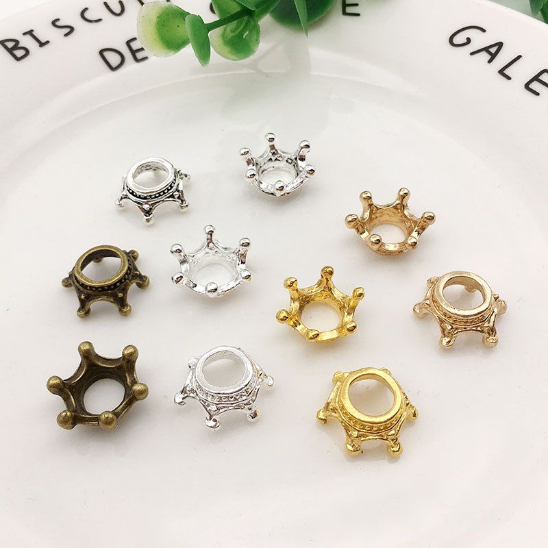 Accessori per gioielli, piccole corone tridimensionali, accessori per gioielli fai da te, copricapo a forma di cartone animato, accessori per capelli, materiale fatto a mano, confezione_voghion.com