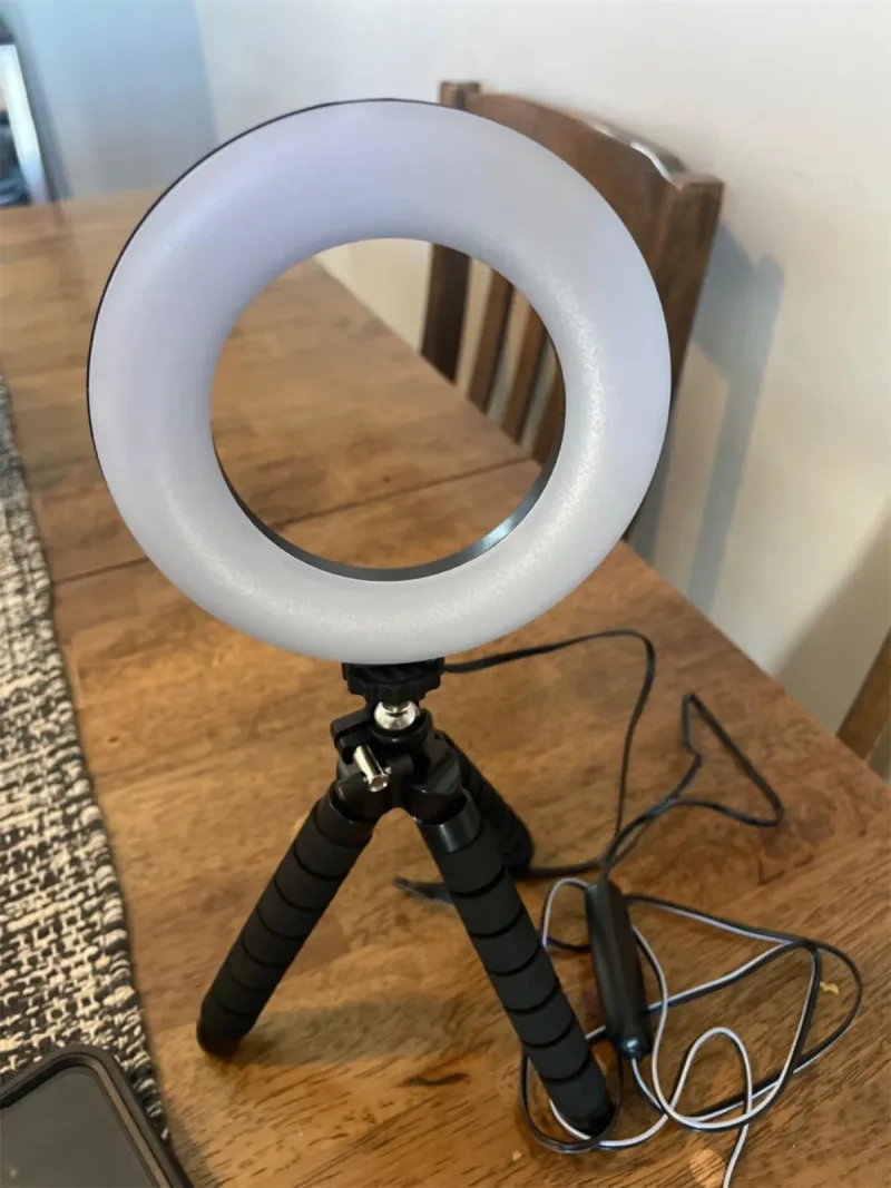 6Inch Video Conference Light Kit Ri Clip On Laptop Monitor With 3 Color Webcam Light Remote Work Self_voghion.com