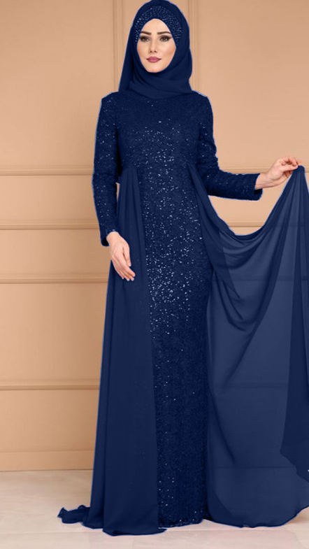 Abito da donna a maniche lunghe dolce e sottile dal temperamento nobile_voghion.com
