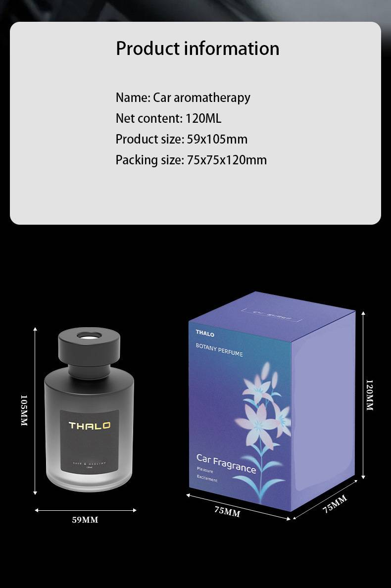 Auto-Aromatherapie, exquisite Flasche, anhaltender Duft, geeignet für alle Arten von Modellen_voghion.com