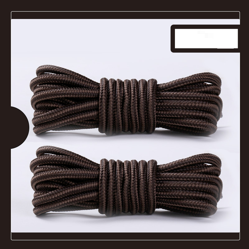 Accessori per scarpe stivali Martin a righe rotonde, stivali militari casual, neri e bianchi, lacci in stile britannico_voghion.com