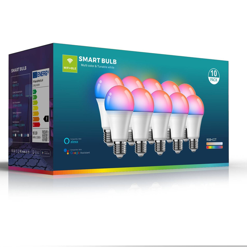 Miglioramento della casa Lampadina LED Bluetooth WIFI Smart Illuminazione dell'atmosfera Scena confortevole e rilassante Regolazione gratuita Lingua intelligente_voghion.com