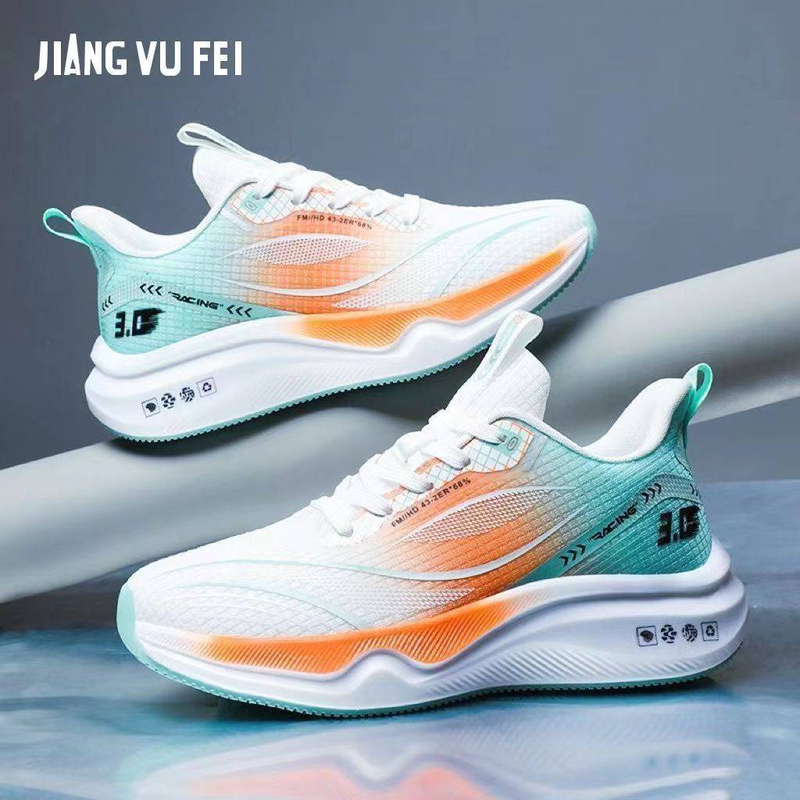 Zapatos de hombre, primavera, nuevos zapatos de malla transpirables con suela suave, zapatos deportivos casuales para jóvenes, zapatos para correr de moda de estilo coreano_voghion.com