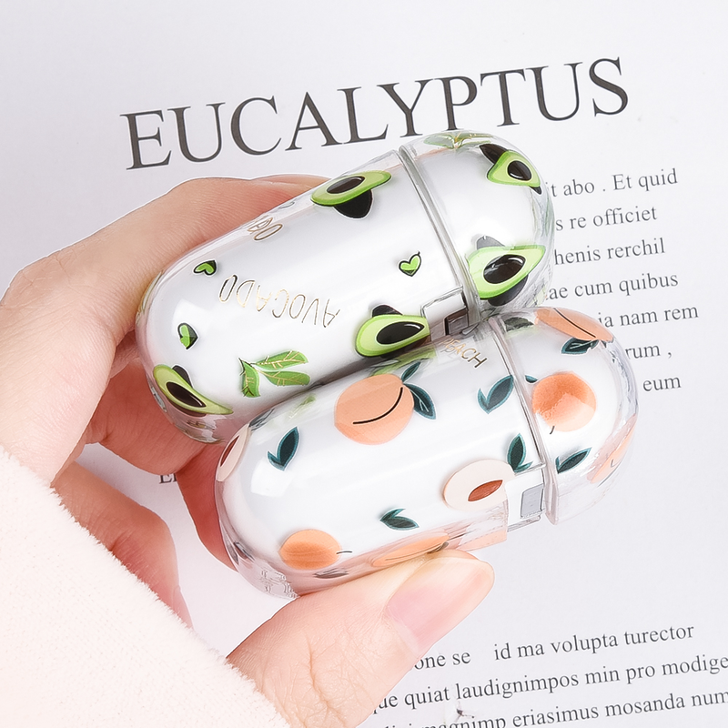 Fruit PC Hard Case For Airpods Pro 2 1 Earphone Cases For Airpods 3 Clear Transparent PC Earphone Cover for airpods 3 pro case_voghion.com