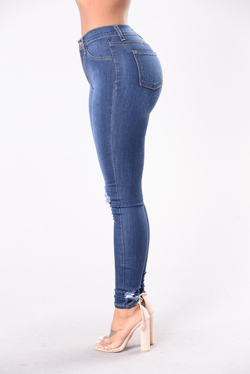 Kadın Streç Kesim İnce Paça Pantolon_voghion.com