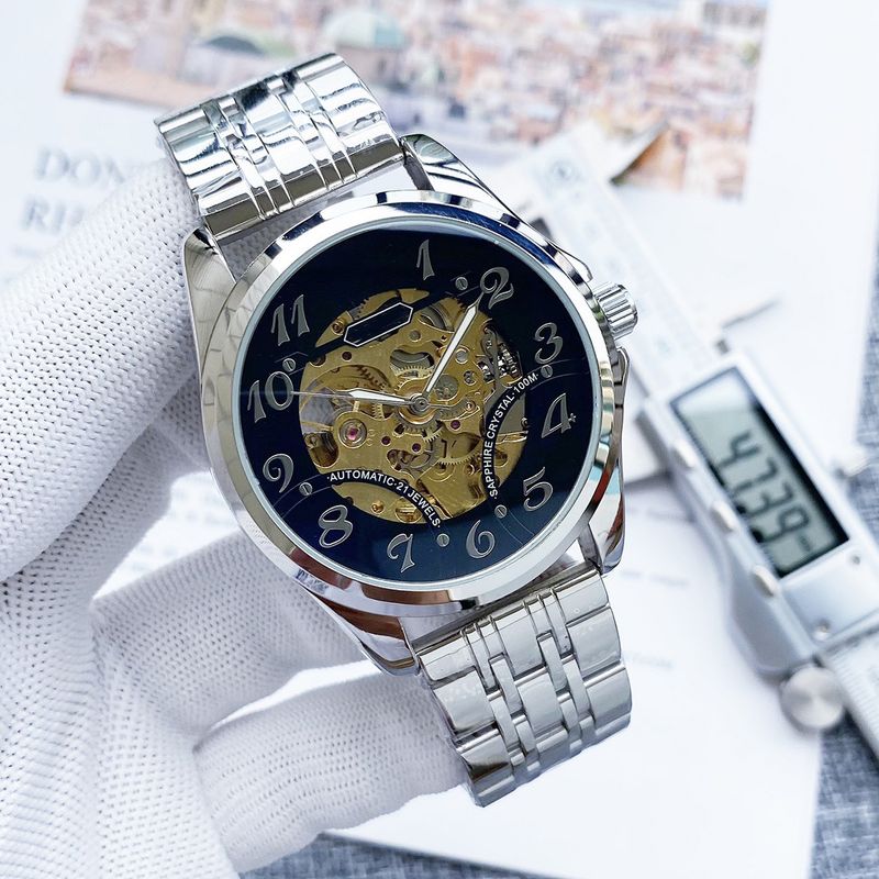 Laojia Daily Hollow Transparent Automatic Mechanical Watch_voghion.com