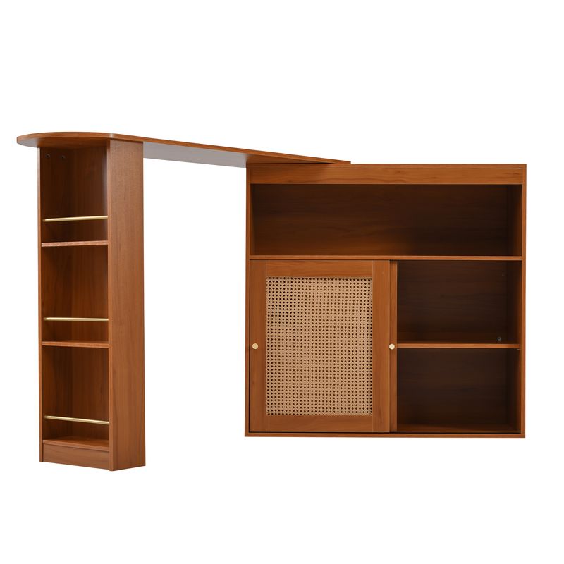 Barre aperte con fronte in rattan 138-193x104cm_voghion.com