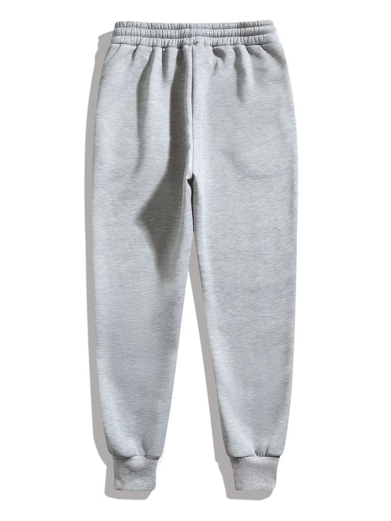 Pantalon de jogging décontracté uni pour homme – Pantalon de survêtement style rétro à revers élastiques pour une mode urbaine (plusieurs couleurs et tailles)_voghion.com