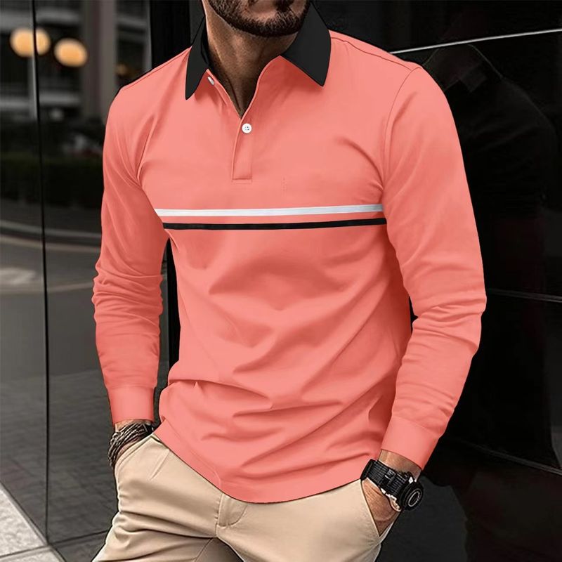 Ironclad GentIronclad Gent 2024 Spring And Autumn Quick-Dry Button Long Sleeve Men's Casual Polo Shirt_voghion.com