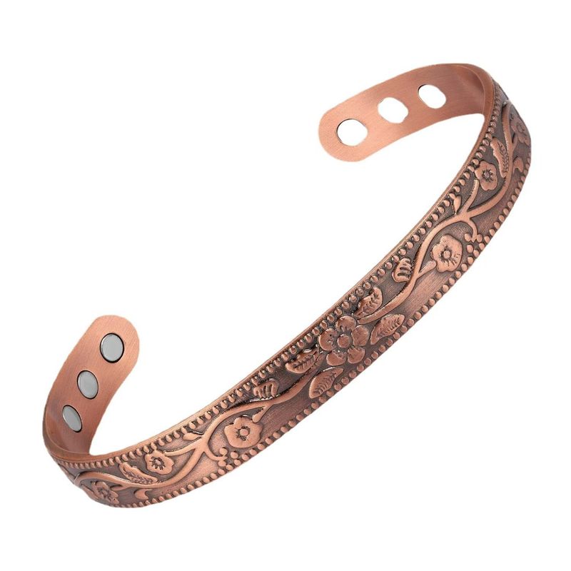 Magnetisches Blumenring-Set, verstellbar, Armband-Stil für Herren und Damen_voghion.com
