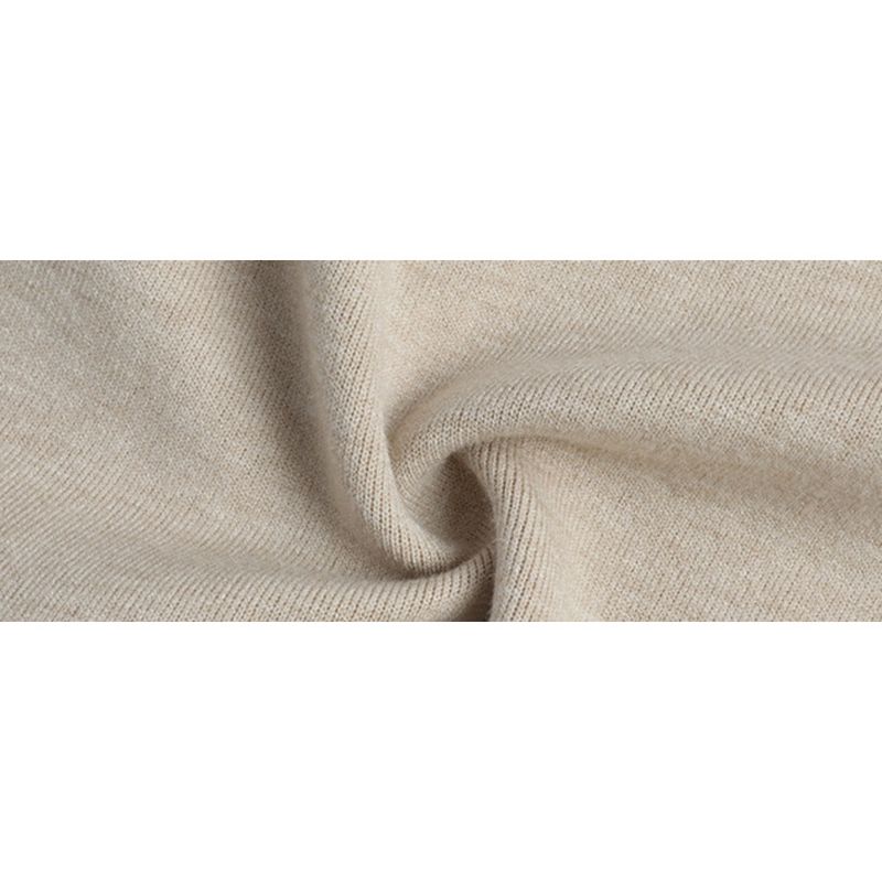 One-piece Fabric Fleece Sweater For Women Winter 2025 New Thickened Half-high Collar Base Layer Trendy_voghion.com