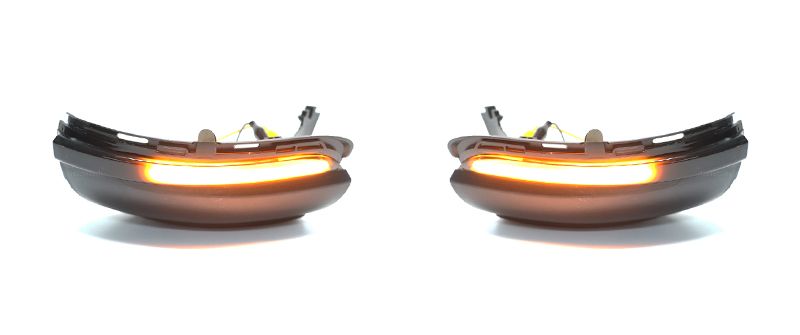2 Pieces For VW Golf 6 GTI R32 208-2014 Led Dynamic Turn Signal Light Sequential Side Mirror Indicator Blinker_voghion.com