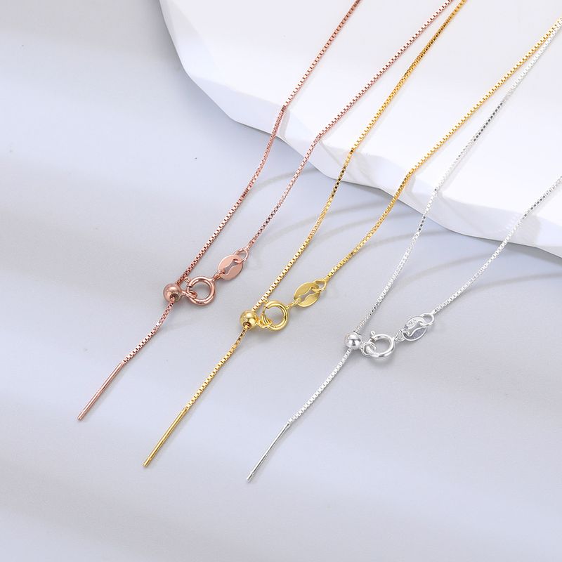 Silver Universal Box Full Sky Star Round Beads DIY with Needles, Adjustable Matching Necklace, Versatile Women's_voghion.com