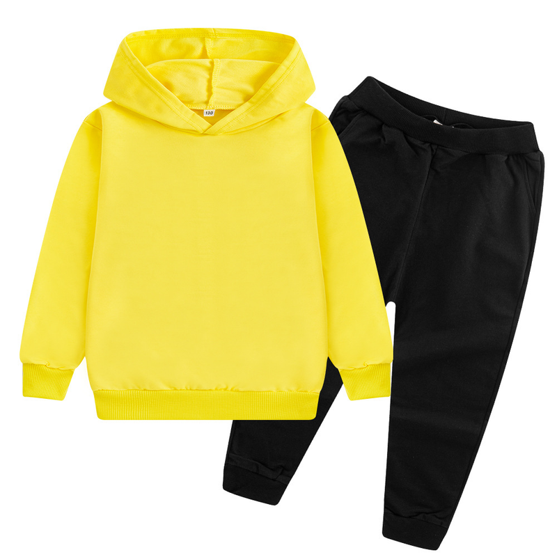 Kids' clothing Blank cartoon printed hoodie set for children_voghion.com