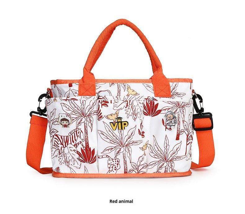 Borsa per mamma e bambino - Borsa a tracolla portatile, elegante e pratica, può contenere pannolini, salviette umidificate, articoli essenziali per la maternità_voghion.com