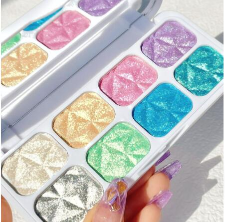 Macaron Chameleon High Disc Polarizing Dazzling 8-fargers avkortet fargeøyenskygge_voghion.com